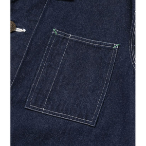 Luxury Men's Denim Blue <b>Jacket</b> New 506 Heavily Washed <b>Smart</b> Casual Turn-Down Collar High Street Style Coated Luxury Loose <b>Jacket</b> - Product Image 4