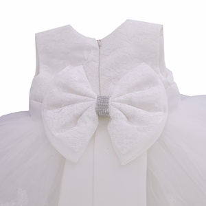 Robe en mousseline superposée pour filles, luxe moderne, printemps, design 3D personnalisé de haute qualité, vêtements pour fête d'anniversaire ou mariage pour enfants - Product Image 4