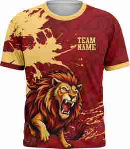 T-shirts pour hommes de qualité supérieure, nouveau design Lion, fabrication optimale, sublimation / T-shirts pour hommes imprimés par sublimation à prix abordables - Product Image 3