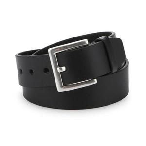 Ceinture en cuir pur de style européen avec boucle argentée, accessoires cadeaux pour hommes - Product Image 4