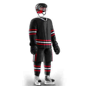 Uniforme de Hockey sobre Hielo Personalizado de Fábrica a Precio Razonable, 100% Poliéster, Malla con Pedrería, Absorbente de Humedad, Ecológico - Product Image 2