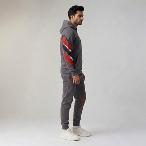 Survêtement décontracté pour homme, conçu avec un tissu doux de qualité supérieure, offrant un style moderne, une coupe confortable et une qualité fiable pour tous. - Product Image 3