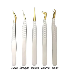 Pinzas para Extensión de Pestañas con Dientes Dentados Plateados, Acero Inoxidable Japonés Antimagnético, Más Vendidas - Product Image 6