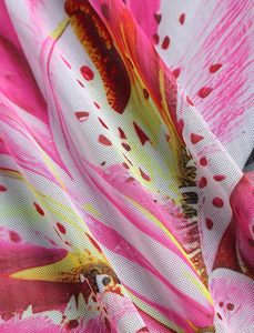 Women's Floral Print Beach Cover Up Sheer Chiffon <b>Bikini</b> <b>Sarong</b> Wrap Skirt - Product Image 4