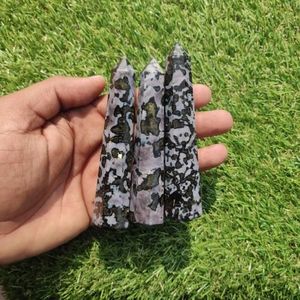 Prix de gros d'usine Pierres naturelles de luxe Cristaux Rubis Zoisite Obélisque Tour Point Pierres précieuses Vente en gros - Product Image 4