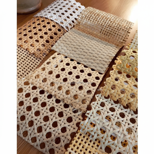 Papier peint en raphia naturel écologique, tissé à la main, revêtement mural pour les intérieurs de maisons et d'hôtels - Product Image 1