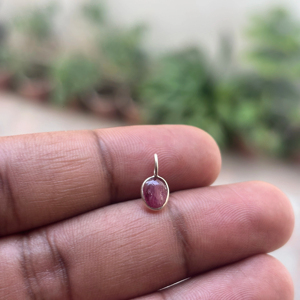 Wholesale 925 Sterling Silver Handmade Pendant for Women Natural <b>Pink</b> Tourmaline Oval Cut <b>Healing</b> Gemstone Jewelry for Gifts - Product Image 1