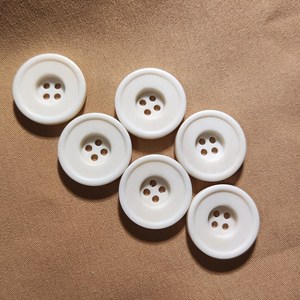 High Quality Custom Round 4-Hole Buffalo Horn Animal Style Durable <b>Handmade</b> Sewing Buttons for <b>Clothes</b> Shirt Suit buffalo bone - Product Image 6