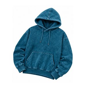 Sudadera con Capucha Vintage Lavada al Ácido al por Mayor para Hombre y Mujer, Unisex, de Forro Polar Grueso, Estilo Urbano, Fabricante de Ropa con Marca Personalizada - Product Image 1