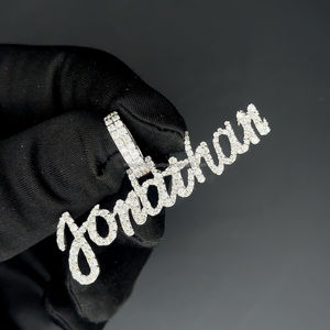 จี้ 'jonathan' ที่มีคุณภาพดีสไตล์ยุโรปอเมริกันทันสมัยเครื่องประดับฮิปฮอปส่วนบุคคลออกแบบตัวอักษรฮิตขายส่ง - Product Image 5