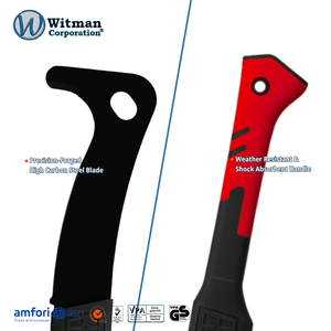 GETTA TOOLS M501 Agriculture Tool Bush Sickle Billhook Brush Hook SK5 <b>Blade</b> <b>Sharpened</b> Edge Black Oxide Finish Fiberglass TPR - Product Image 4