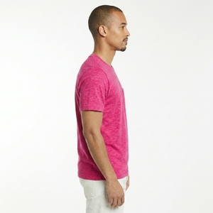 T-shirt Homme Oversize Vintage Délavé Coupe Boxy avec Poche Style Unique - Product Image 3