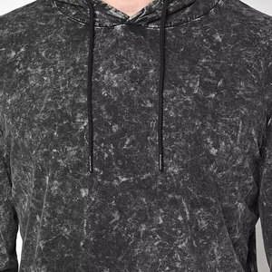 Sweat à capuche streetwear 100% coton de qualité supérieure, délavé à l'acide et au pierre, style vintage, pour fabricants OEM - Product Image 6