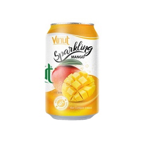 Produit chaud pour Vinut 330ml eau pétillante à la mangue bon pour la santé et la forme physique OEM ODM service d'usine jus de fruits et légumes - Product Image 1
