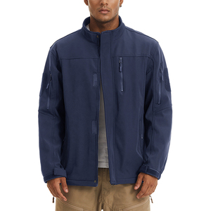 เสื้อแจ็คเก็ตกันน้ำสำหรับผู้ชายแบบขายส่ง OEM รุ่น Tactical Softshell คุณภาพดี ขายดีที่สุด คอตั้ง กันลม กันฝน เหมาะสำหรับเดินป่าและเล่นหิมะ - Product Image 4