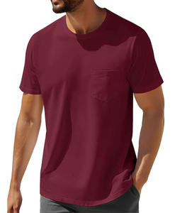 T-shirt tendance été 2026 à manches courtes avec poche avant - Product Image 2