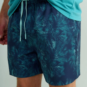 Pantalones Cortos de Playa Casuales con Cintura Elástica y Estampado Serigrafiado, Último Modelo, Logotipo Personalizado, MOQ Bajo, Antibacterianos, Elásticos, Sólidos y Transpirables - Product Image 1