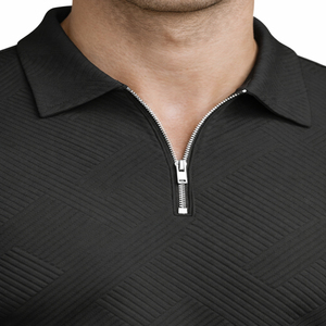 Light Weight 100% Cotton Breathable <b>Knitted</b> Solid Men's Summer Street Style Suits Two Piece Golf Polo Shirts and Shorts <b>Set</b> - Product Image 6