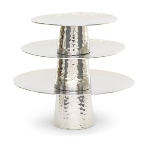 Elegante Soporte Metálico Moderno para Tartas, para Exhibición en Mesa de Postres de Bodas, con Base Decorativa y Presentación Estilizada - Product Image 6