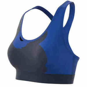 Sujetador deportivo sin costuras para mujer, de tela acanalada, sin aros, acolchado, transpirable, para gimnasio y fitness, top corto, mercado mayorista de EE. UU. - Product Image 3