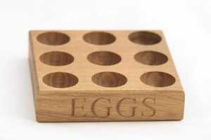 Wooden <b>Egg</b> Holder Tray 12 Slot <b>Egg</b> <b>Storage</b> Rack Kitchen Countertop Organizer Farmhouse <b>Egg</b> Display Stand Holder - Product Image 5