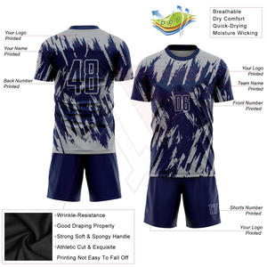 Uniforme Profesional de Fútbol, Conjunto de Camiseta de Fútbol Sublimada, Logotipo Personalizado, Ropa para Entrenamiento y Partido, Fabricante OEM - Product Image 6