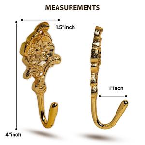 Crochets muraux doubles en métal pour économiser de l'espace, multi-usages, pour la maison, l'hôtel, le bureau - Product Image 6