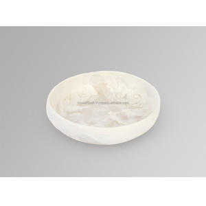 Bol à salade classique en résine polie pour la cuisine, les fêtes, les mariages, la décoration intérieure – Durable, fait main, sans plomb, logo personnalisé, haute qualité - Product Image 4