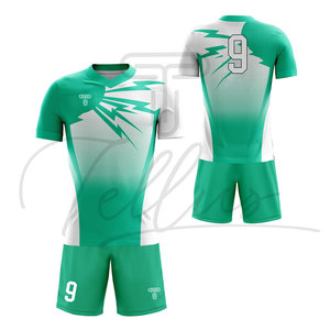 Maillot de volley-ball sublimé respirant à manches courtes, dernier design, pour hommes, ensemble d'équipe en gros, uniformes personnalisés - Product Image 2