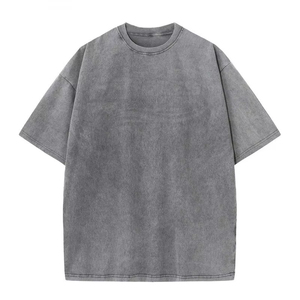 เสื้อยืดคอกลมแขนสั้นผ้าเจอร์ซีย์คอตตอนหนา 180 กรัม คุณภาพสูง ระบายอากาศได้ดี บริการ OEM รับออกแบบตามสั่ง - Product Image 3