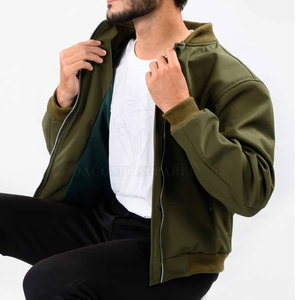 Modern Casual Bomber Winter <b>Jacket</b> For <b>Men</b> Lightweight Comfortable Daily Wear With Soft Lining And Smooth Zipper Design - Product Image 4