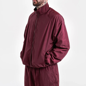 Ensemble de survêtements légers en nylon imprimé pour hommes, veste de jogging, pantalon de jogging, vêtements de sport respirants pour la course à pied, poche zippée - Product Image 2