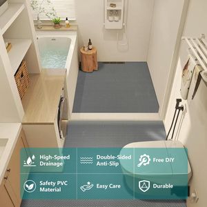 Tappetini Antiscivolo in PVC Spessore 0,23 mm per Interni/Esterni, Parcheggi, Bagni, Garage, Piscine, Tappeti da Bagno di Qualità - Product Image 4