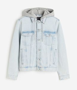 Chaqueta con Capucha de Mezclilla para Hombre de Alta Calidad, Manga Larga, Transpirable, de Algodón, Informal, Ropa de Invierno para Hombre, Logotipo Personalizado - Product Image 3