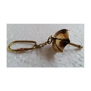Llavero de Latón Premium con Paraguas Vintage, Mini Anillo Decorativo de Metal para Llaves de Coche, Bicicleta y Hogar - Product Image 1