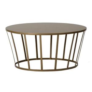 Table basse au design magnifique, de haute qualité, en bois, de forme ronde, tables de café et d'appoint de luxe. - Product Image 3