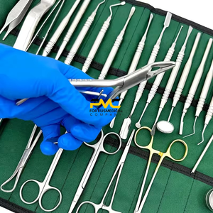 Kit de 26 piezas de instrumentos quirúrgicos dentales de ortodoncia, acero inoxidable alemán, herramientas manuales para cirugía de implantes, Sambrialmed - Product Image 5