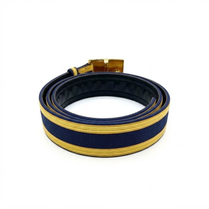 Custom <b>Gold</b> Metal Buckle <b>Belt</b> Durable Woven Ceremonial <b>Belt</b> Premium Ceremonial Accessory <b>Belt</b> - Product Image 2