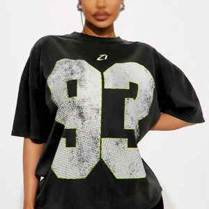 Wholesale 100% Polyester Sublimated Black Cropped Retro <b>Soccer</b> Jersey Streetwear Oversized American Mesh Jersey Football Jersey - Product Image 6