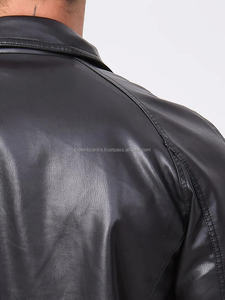 Recién llegado, chaqueta de cuero a la moda personalizada para hombre, ropa a la moda, nuevo estilo, venta directa de fábrica 2024, chaqueta de cuero para hombre - Product Image 5