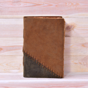 Real <b>Leather</b> Handmade Custom Size Journal Full Grain Genuine <b>Leather</b> Unlined Cotton Blank Pencil Painting Paper <b>Leather</b> bound - Product Image 4
