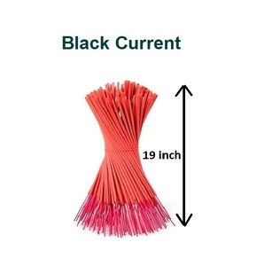 Incienso Natural de Grosella Negra de 19 Pulgadas, Venta al por Mayor, Varillas de Incienso Aromáticas de Madera de Color Rojo - Product Image 1