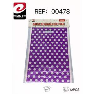 Bolsa de Regalo de Plástico Dorada para Fiestas - Product Image 3