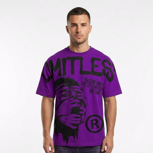 Camisetas de Hombre Estampadas de Manga Corta con Cuello Redondo, a la Moda, con Logotipo Personalizado, de Tela Gruesa, en Oferta - Product Image 1