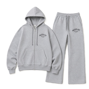 Vente en gros de sweats à capuche et ensembles de jogging pour hommes de qualité supérieure, personnalisés avec impression sérigraphique, en coton haute densité, fermeture éclair, fabricant en gros ODM - Product Image 4