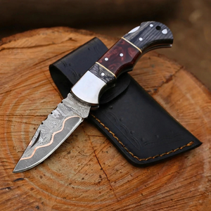 cupper Damascus High Hardness Outdoor Survival back <b>lock</b> Fishing Folding <b>Knife</b> Camping Self-defense EDC Pocket <b>Knives</b> OEM Gift - Product Image 2