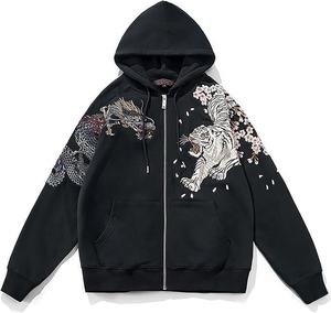 <b>Men</b> Zipper Hoodies Lightweight <b>Sweatshirt</b> Casual Fashion Outerwear Comfortable Stylish Hoodie Everyday large size - Product Image 1