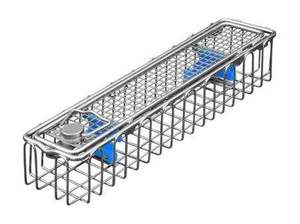 Caja de esterilización para autoclave dental alemán, de acero inoxidable reutilizable, para instrumentos quirúrgicos, con soporte y bandeja, de Grip Surgical - Product Image 1