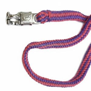 Laisse pour cheval en PVC résistant au froid, personnalisable avec logo, modèle rouge, corde d'équitation imperméable pour l'entraînement, l'équitation et la bridonnerie - Product Image 1