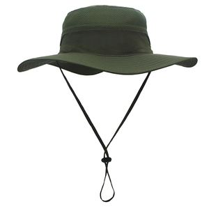 Casquette de pêcheur unisexe personnalisée avec logo brodé, protection anti-UV, vente chaude, pour homme, pour la plage, chapeau de pêcheur - Product Image 5